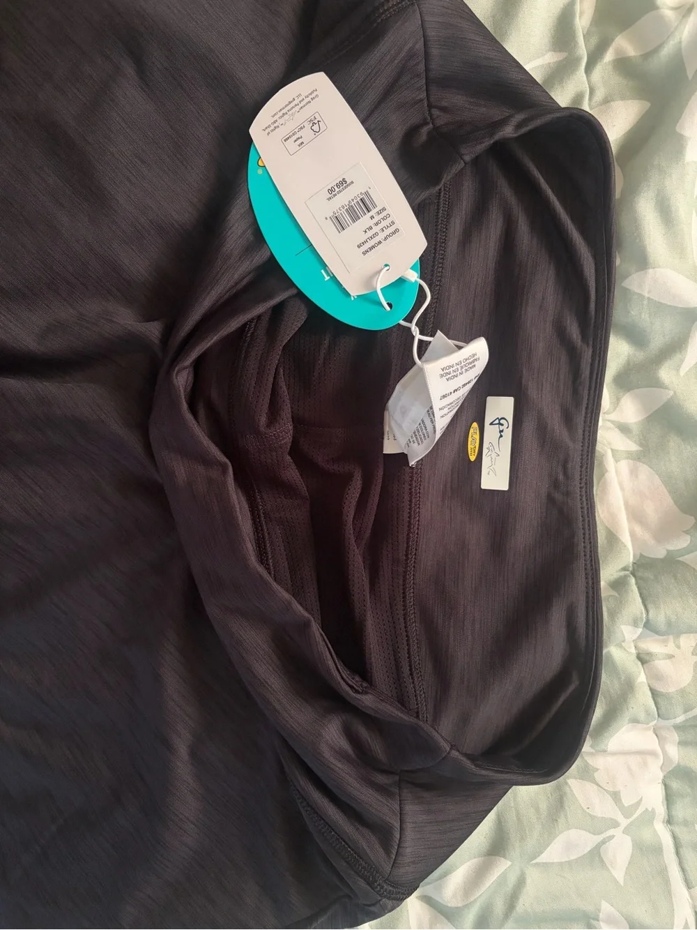 Greg Norman Collection Black Athletic Skort - Picture 2 of 2